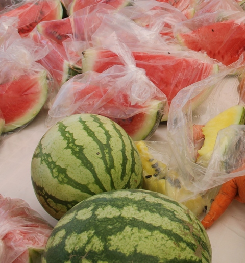 Watermelons cultivated on Nevis (file photo)